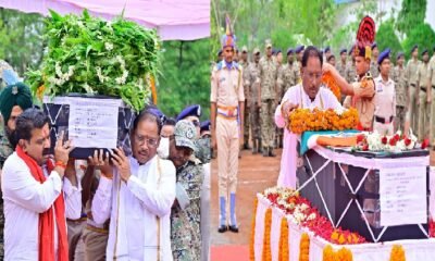 Chhattisgarh: Chief Minister paid tribute to martyr Mehul Bhai in Naxal encounter, said- Martyrdom will not go in vain, we will completely destroy Naxalism