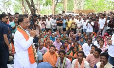 Sushasan tihar: 'I feel like a family member here among you', Chief Minister Sai's Chaupal held under Gulmohar tree