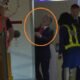 French President was slapped by his wife while getting off the plane, the incident was captured on camera