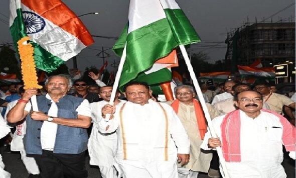 Chhattisgarh: Tiranga Yatra will be taken out under the civil banner on May 17 across the state, CM-Deputy CM and other public representatives will lead it