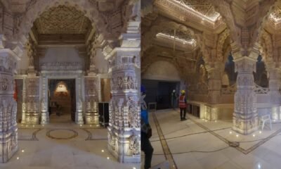 Ayodhya: Pran pratishtha of eight deities including Rajaram in Ram temple tomorrow, today abhishek was done with the water of holy rivers