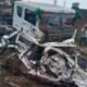 MP News: A trolley full of cement overturned on a van in Jhabua, 9 people including four children died