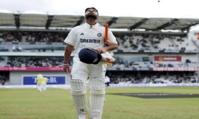 Rishabh Pant scored a century in the second innings of the Leeds Test and set a flurry of records