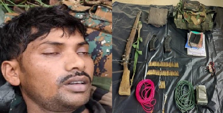 Naxal Encounter: Naxal Kanna, carrying a bounty of Rs 8 lakh, killed in Bijapur, Chief Minister congratulates security forces