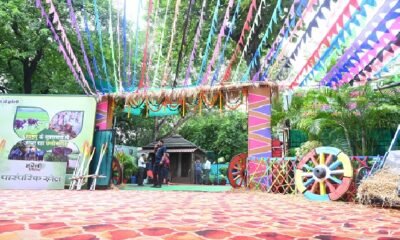 Hareli Tihar 2025: A glimpse of Chhattisgarhi traditions, cultural splendor scattered with traditional agricultural equipment