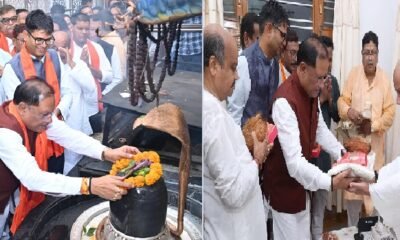 Chhattisgarh: On the occasion of Guru Purnima, Chief Minister Sai reached Aghor Gurupeeth in Raigarh district for Guru Darshan