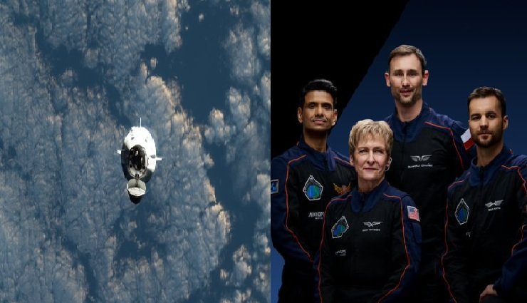 Shubhanshu Shukla left for Earth from ISS, spacecraft will land in the sea near the California coast on July 15