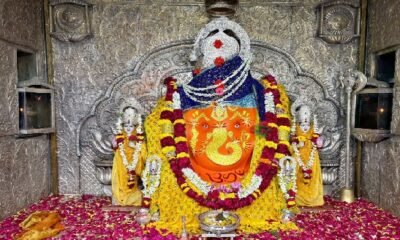 Indore News: Khajrana Ganesh will wear a crown of 6 kg pure gold, a new silver strip will be installed on the walls of the sanctum sanctorum