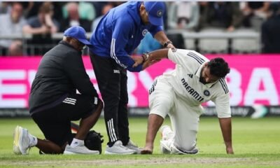 Rishabh Pant suffered a leg injury in the Manchester Test, ruled out of the England series