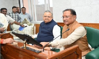 Chhattisgarh: The state will get a new assembly building in the silver jubilee year, Chief Minister Sai and Speaker Dr. Raman Singh inspected it