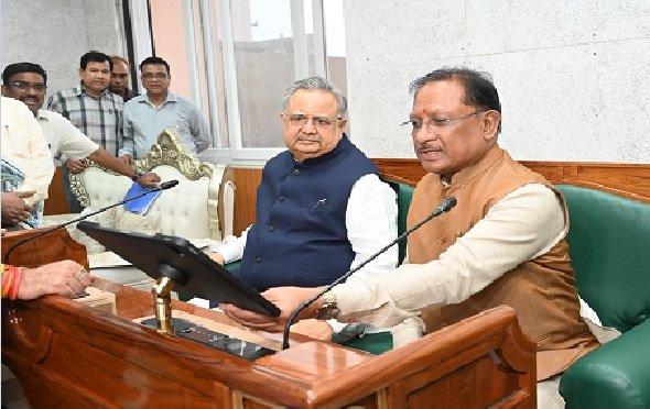 Chhattisgarh: The state will get a new assembly building in the silver jubilee year, Chief Minister Sai and Speaker Dr. Raman Singh inspected it
