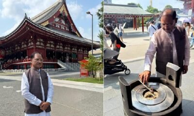 Chhattisgarh: Chief Minister Sai arrives in Japan, offers prayers at historic Asakusa Temple in Tokyo