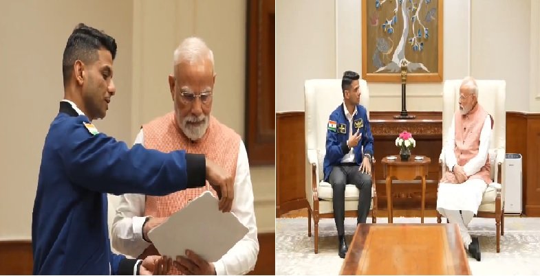 Shubhanshu Shukla: Astronaut Shubhanshu Shukla met PM Modi, shared his experiences of ISS journey