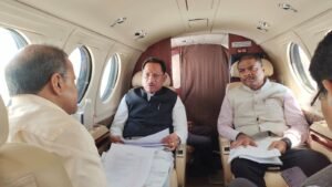 Chhattisgarh: CM Sai conducted aerial and ground survey of flood affected areas of Bastar