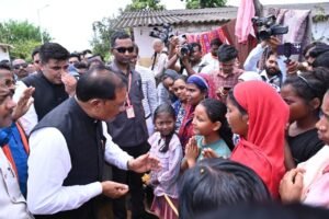 CM Sai conducted aerial and ground survey of flood affected areas of Bastar