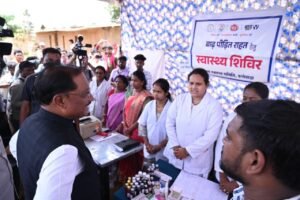 Chhattisgarh: CM Sai conducted aerial and ground survey of flood affected areas of Bastar
