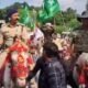 MP News: Two Chhatarpur police officers seen hoisting religious flags in Eid Milad-un-Nabi procession, SP issued show cause notice
