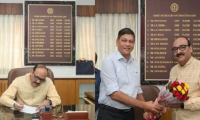 Chhattisgarh: IAS Vikassheel becomes the 13th Chief Secretary of Chhattisgarh, will remain the CS of the state for 3 years and 9 months