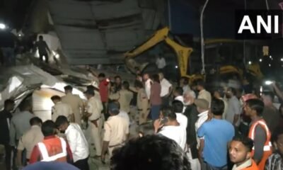 MP News: 3-storey building collapses in Indore on Monday night, two dead, 12 injured