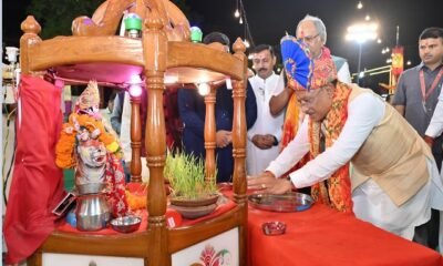 Chhattisgarh: Chief Minister participated in various Garba festivals in the capital Raipur, took blessings after seeing Mata Rani