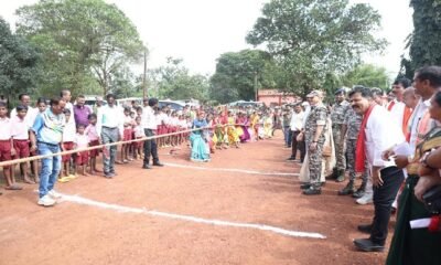 Chhattisgarh: Deputy CM Vijay Sharma inaugurated the Bastar Olympics 2025, the competition will be held in three phases
