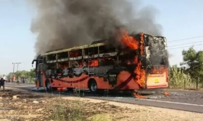 Jaisalmer Bus Fire Accident: 20 passengers burnt alive, 5 out of 16 injured in critical condition