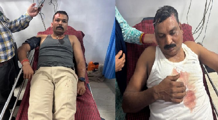 MP News: Deadly attack on TI and constable in Panna district, police team had gone to arrest the murder accused