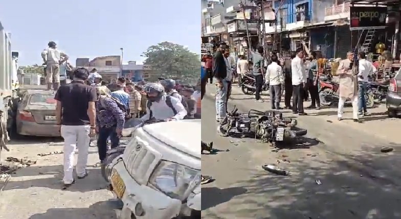 Jaipur: High-speed dumper hits 17 vehicles, 10 killed, several injured