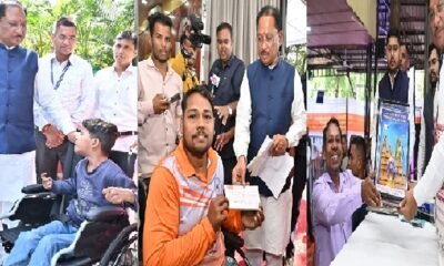 Raipur: People from far and wide reached the Chief Minister's residence during Jandarshan, problems were resolved quickly