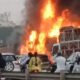 Pune Accident: 25 vehicles collided with each other due to truck brake failure, some caught fire, 9 died