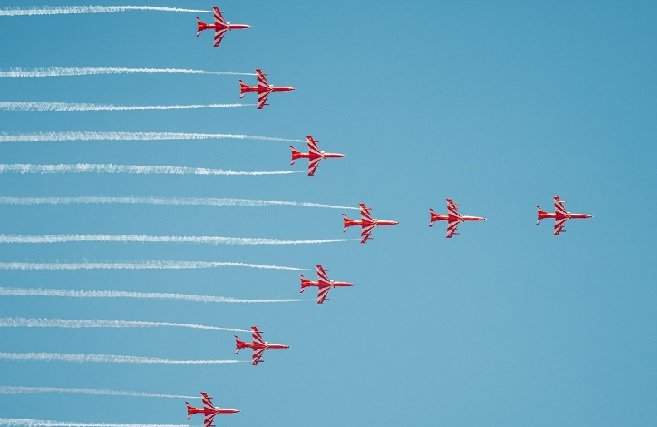 Chhattisgarh will witness the valor of the Indian Air Force, Suryakiran Aerobatic Show will be held in Naya Raipur on November 5