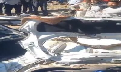 UP News: Major road accident on Delhi-Dehradun Expressway, dumper overturns on car, 7 killed