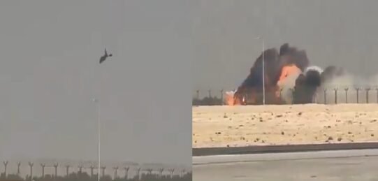 Tejas Fighter Jet Crashed: IAF's Tejas fighter jet crashes at Dubai Air Show, pilot killed