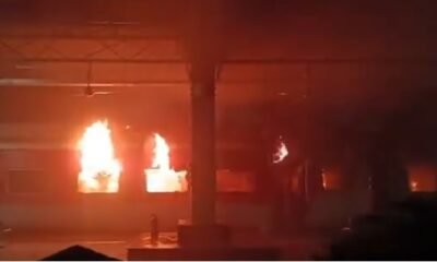 Train Fire: One person died and two AC coaches were gutted in a fire on the Tatanagar-Ernakulam Express; the incident occurred in Andhra Pradesh
