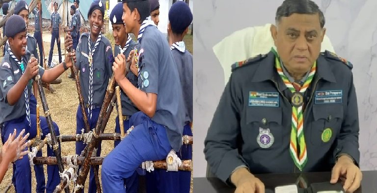 Chhattisgarh: Khandelwal, the Chief National Commissioner of Bharat Scouts and Guides, praised the arrangements at the Jamboree