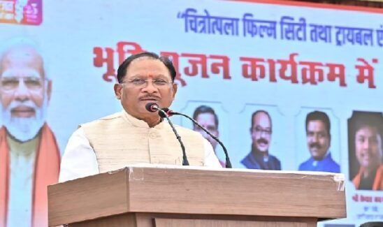 Raipur: Chitrotpala Film City will transform Chhattisgarh into a new hub for film and culture. CM Vishnu Dev Sai performed the groundbreaking ceremony for the ₹150 crore project