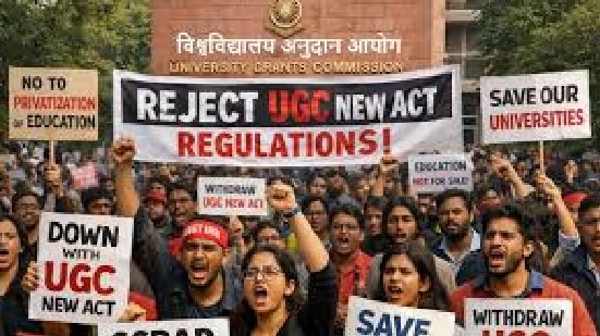 UGC New Rules Protest: Protests against the new UGC rules intensify across the country, security beefed up in Delhi