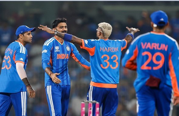 भारत ने जिम्बाब्वे को 72 रन से हराया। पंड्या की फिफ्टी और अर्शदीप के 3 विकेट से शानदार जीत।