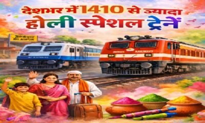 Holi Special Train 2026, Indian Railways Holi Plan, Tirupati Raxaul Special Train, Patna Charlapalli Train, SECR Special Train, Holi Rush Trains