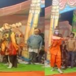 UP News: Ravana lost his sight after being hit by an arrow in Ramlila's eye. The actor playing Ravana filed an SC/ST case against Ram and the organizers