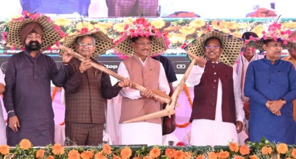 Vishnu Deo Sai Farmers Scheme, Krishak Unnati Yojana, Chhattisgarh Farmer Payment 2026, 10324 Crore Transfer, CG Paddy Bonus, Bilaspur Development Projects, CM Sai Announcement