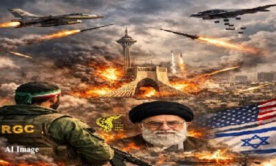 Iran Israel War, US Iran Attack, IRGC Headquarters Strike, Ali Khamenei Death, Middle East Conflict, Donald Trump Statement, Tehran Missile Attack