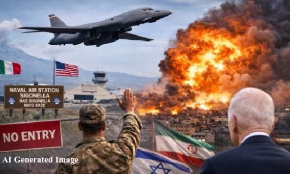 Italy US base denial, Sigonella base news, US Iran airstrike, Isfahan attack, Spain airspace closure, Russia Lavrov statement, Middle East tension, bunker buster bomb