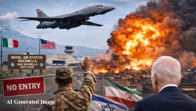 Italy US base denial, Sigonella base news, US Iran airstrike, Isfahan attack, Spain airspace closure, Russia Lavrov statement, Middle East tension, bunker buster bomb