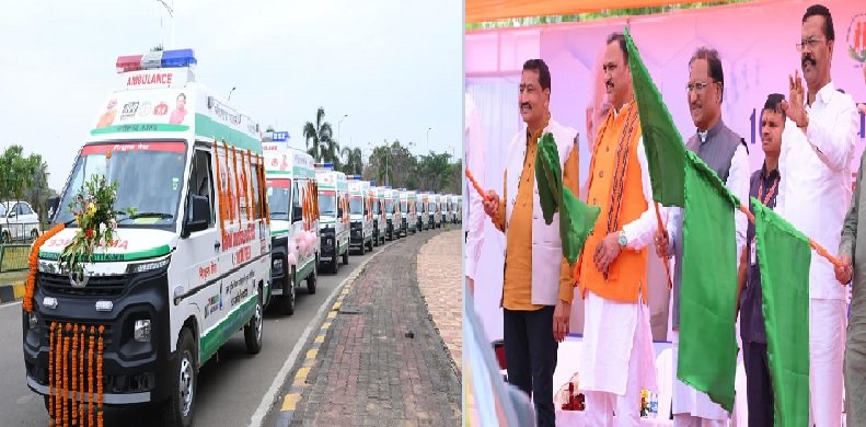 Chhattisgarh ambulance service, 108 ambulance launch 2026, Vishnu Deo Sai news, neonatal ambulance India, emergency health service CG, BLS ALS ambulance details
