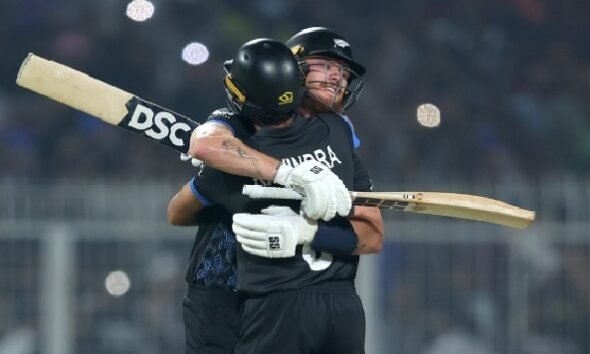 New Zealand T20 Final, Finn Allen 100 off 33 Balls, Fastest Century T20 World Cup, NZ vs SA Semi Final, Tim Seifert Fifty, Eden Gardens Match News
