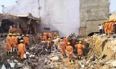 anuppur building collapse, kotma bus stand accident, madhya pradesh news, building collapse india, rescue operation ndrf, mp accident news