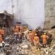 anuppur building collapse, kotma bus stand accident, madhya pradesh news, building collapse india, rescue operation ndrf, mp accident news