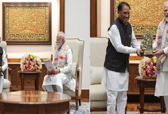 Bastar 2.0 roadmap, Vishnu Dev Sai Modi meeting, Chhattisgarh development plan, Bastar infrastructure projects, Bastar tourism development, Bastar startup policy, Niyad Nella Nar scheme