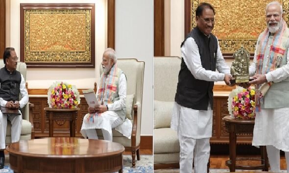 Bastar 2.0 roadmap, Vishnu Dev Sai Modi meeting, Chhattisgarh development plan, Bastar infrastructure projects, Bastar tourism development, Bastar startup policy, Niyad Nella Nar scheme